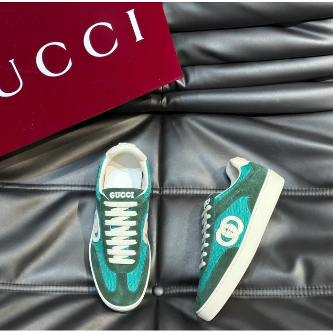 Gucci Gucci Runners Green & Blue Sneakers Green