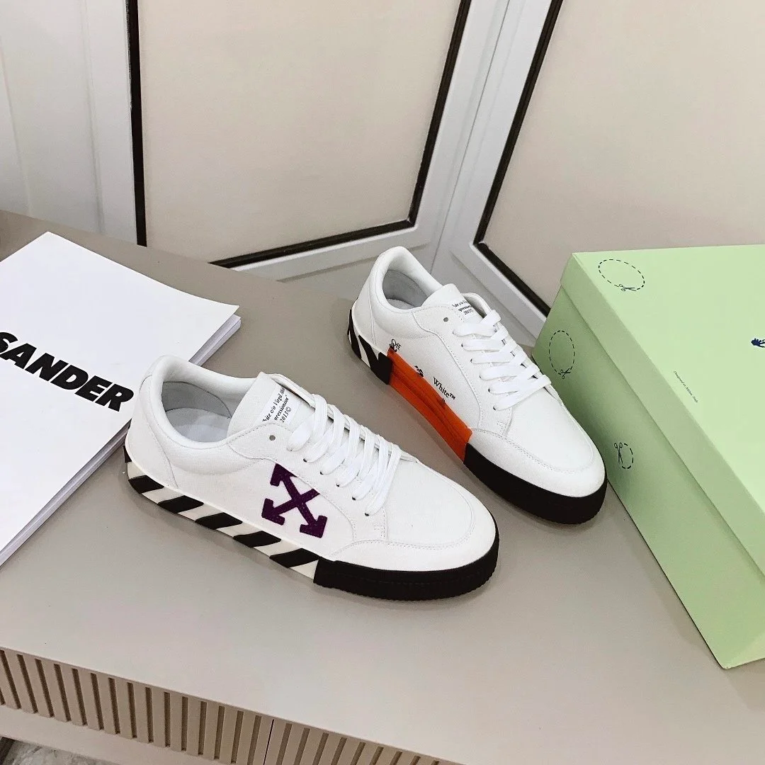Off-White Off-White OW100 Shooter White/Purple Sneakers White - 1