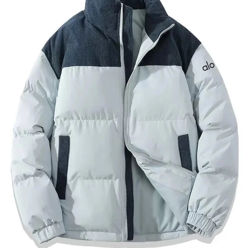 Other Alo Light Blue Corduroy Panel Parka Blue - 1