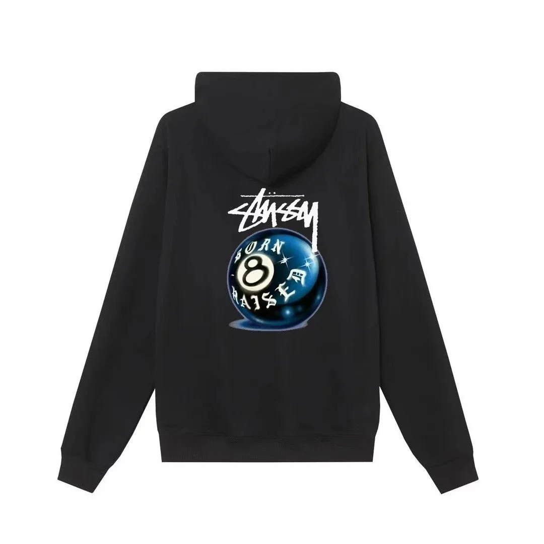 Stussy Stussy Born 8 Raisel Hoodie Black Black - 1