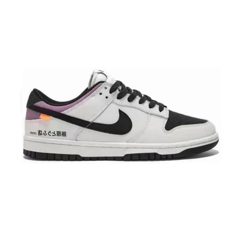 Nike Nike Dunk Low Japanese Art White/Black Purple Sneakers White - 1