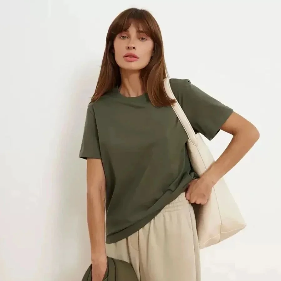 Other Oversized Olive Green T-Shirt Green - 1