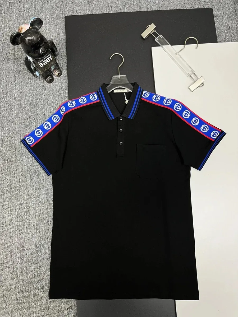 Gucci Gucci GG Monogram Polo Shirt Black Black - 1