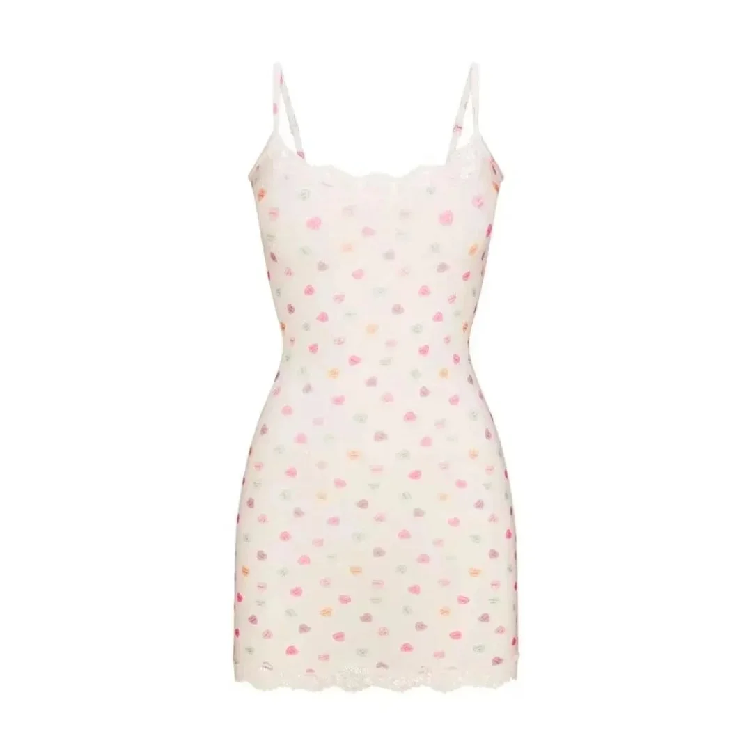 Other White Floral Print Mini Dress White - 1