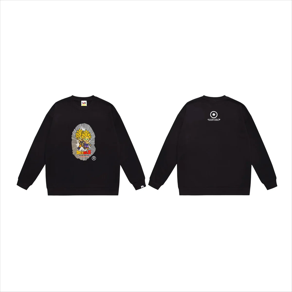 A Bathing Ape A Bathing Ape BAPE STA Dragon Ball Z Sweatshirt 555 Black Black - 1