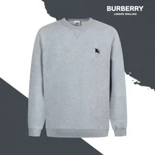 Burberry Burberry Grey Pony Embroidered Crewneck Sweatshirt Grey - 1