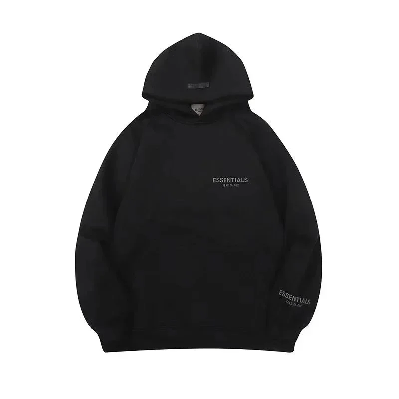 Fear of God Fear of God Essentials Black Hoodie Black - 1