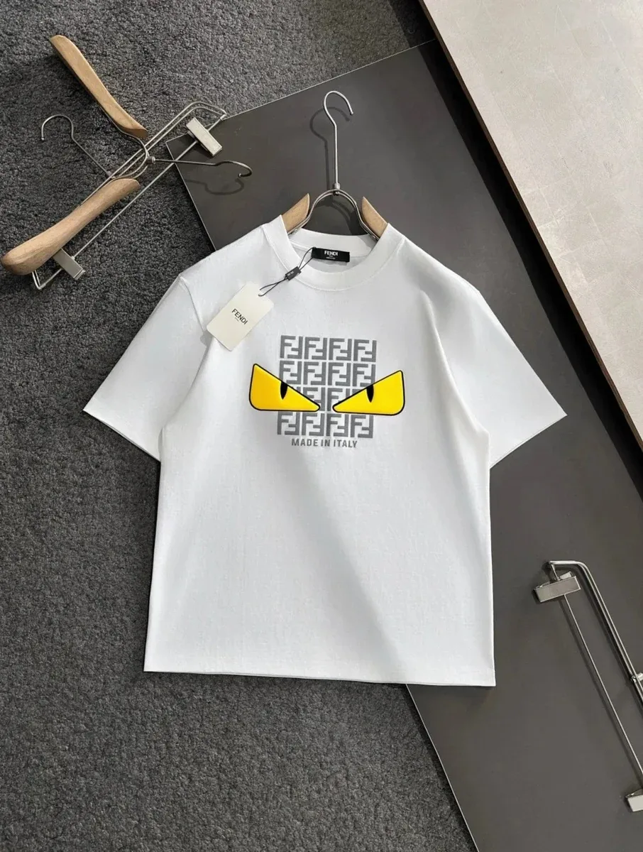 Fendi Fendi Monster White T-Shirt White