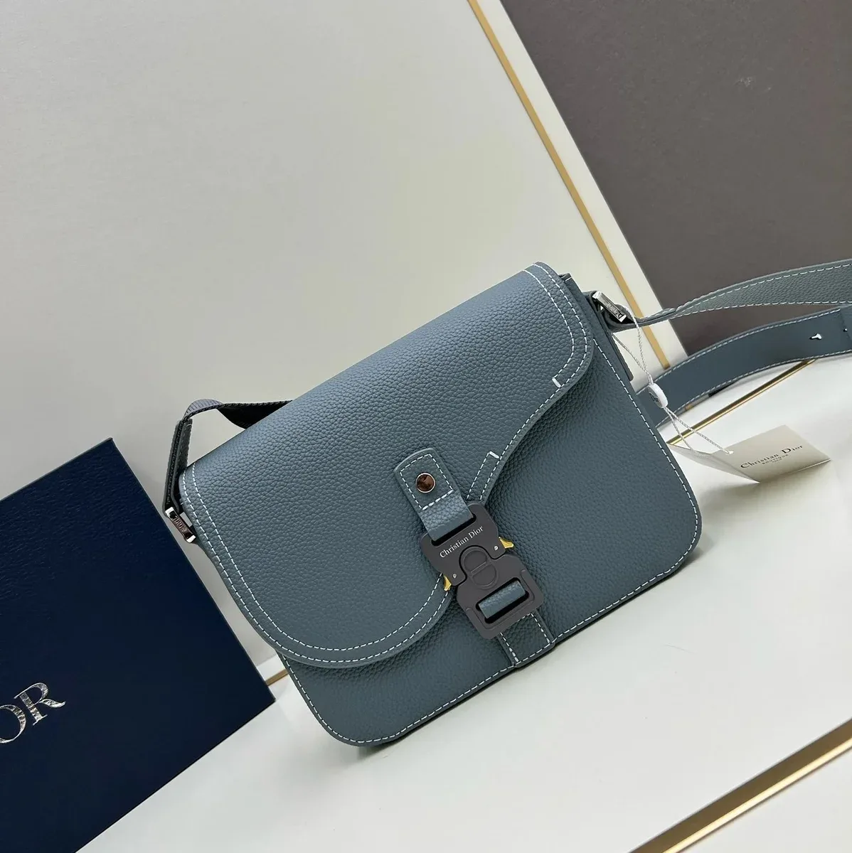Dior Dior Sky Blue Shoulder Bag Blue