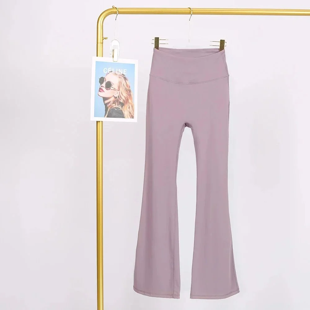 Celine Celine Dark薰紫喇叭裤 Purple - 1