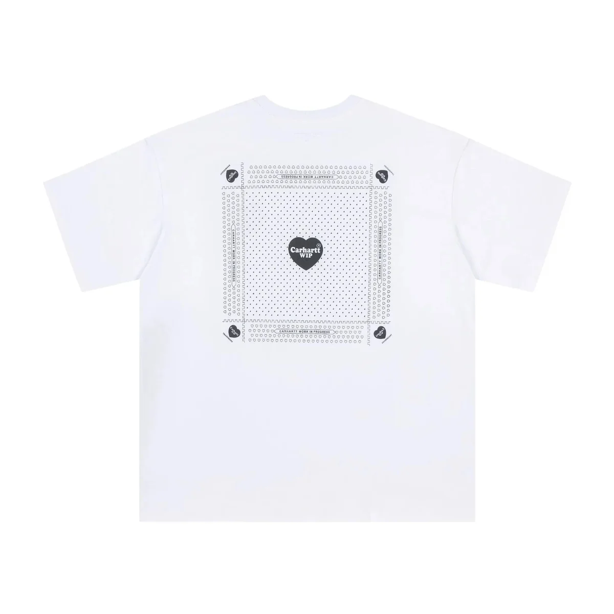 Carhartt WIP Carhartt WIP Detroit White Graphic T-Shirt White - 1
