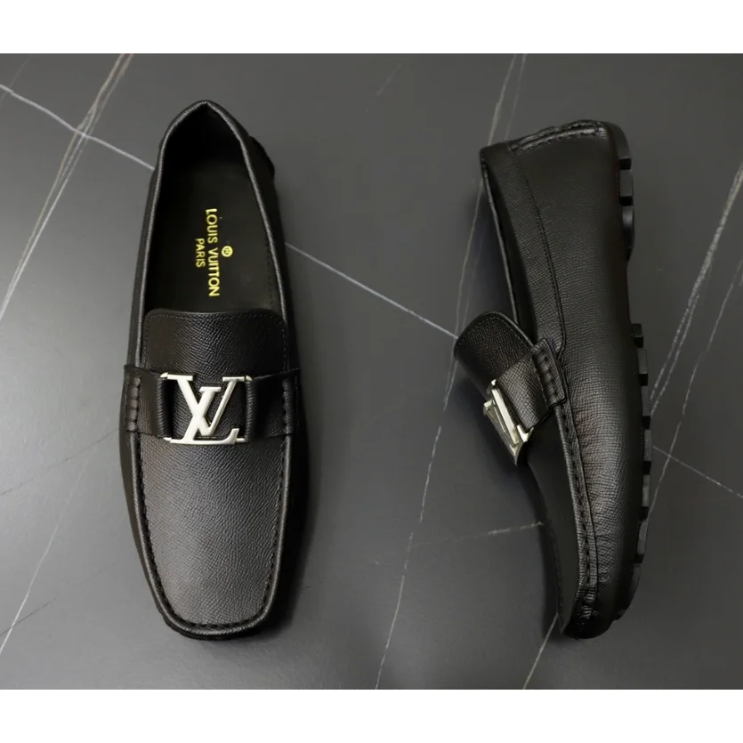 Louis Vuitton Tabi černé kožené mokasíny