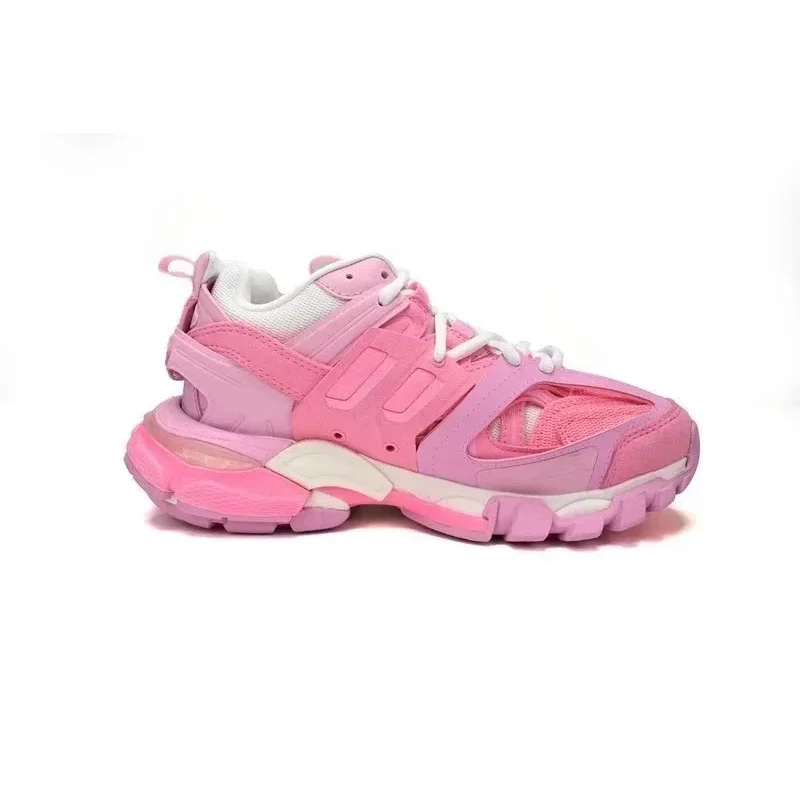Balenciaga Balenciaga Track.3.0 Pink Mesh Sneakers Pink - 1