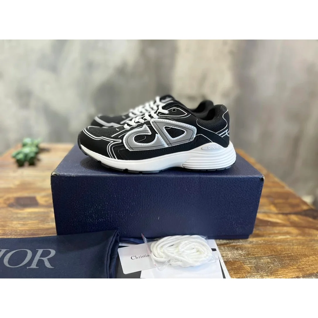 Dior Dior CD Logo Black/Silver B-19 Sneakers Black