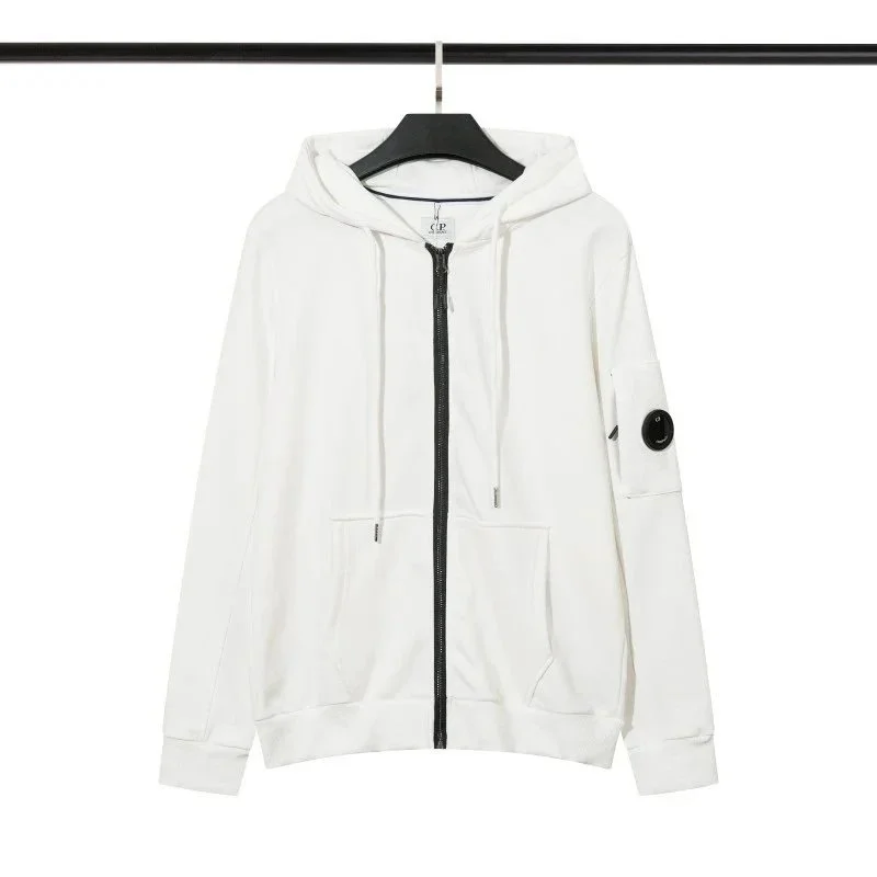 CP Company CP Company Goggle White Hoodie White - 1