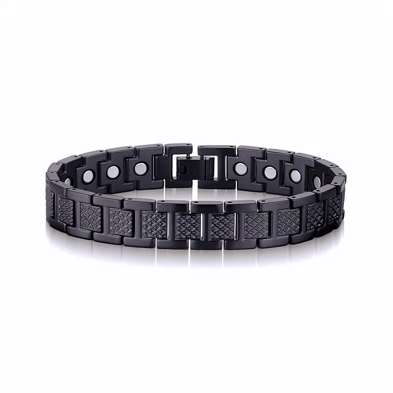 Other Black Magnetic Link Bracelet - Jewelry & Watches Black - 1