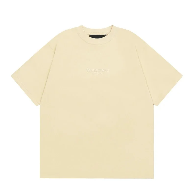 Fear of God Fear of God Essentials Oversized T-Shirt 2418浅杏色 T-Shirts Beige - 1