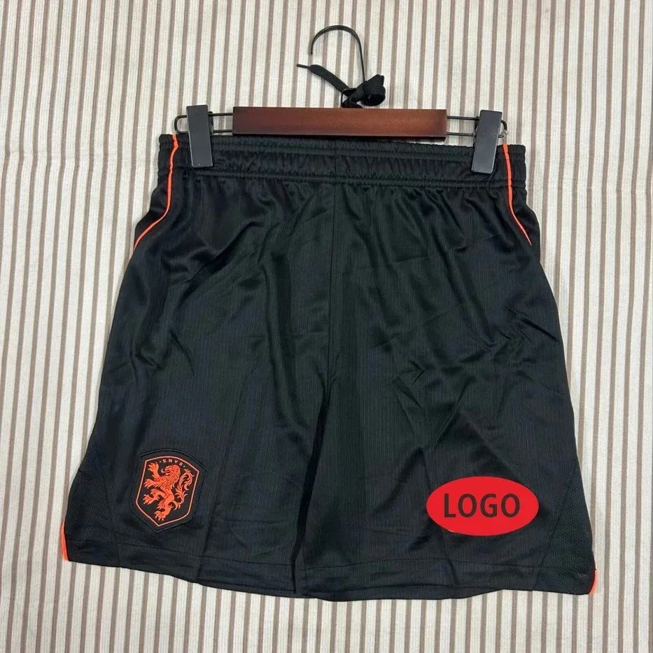 Other Black Orange Netherlands Home Shorts Sporty Black - 1