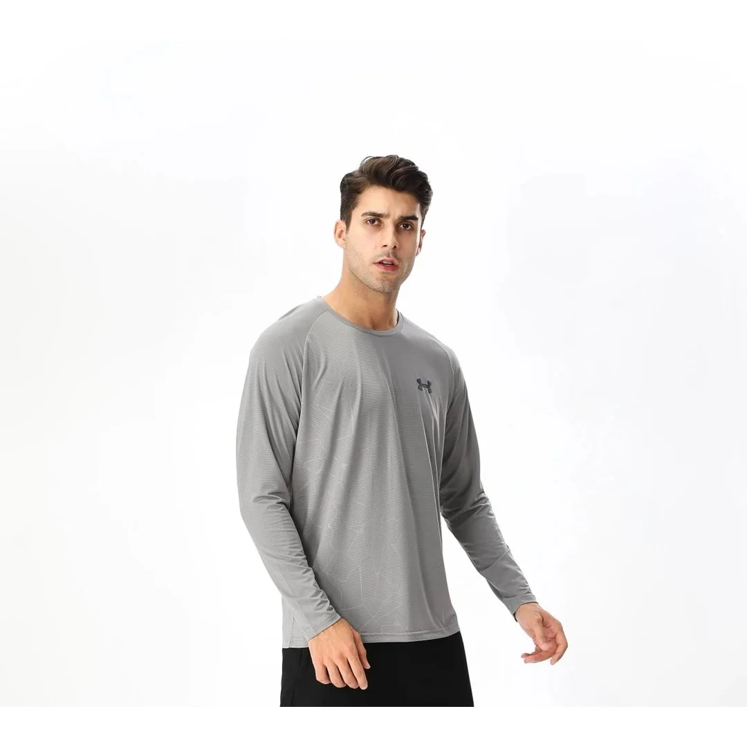 Under Armour Under Armour Tech Fleece Long Sleeve T-Shirt Grey Grey - 1