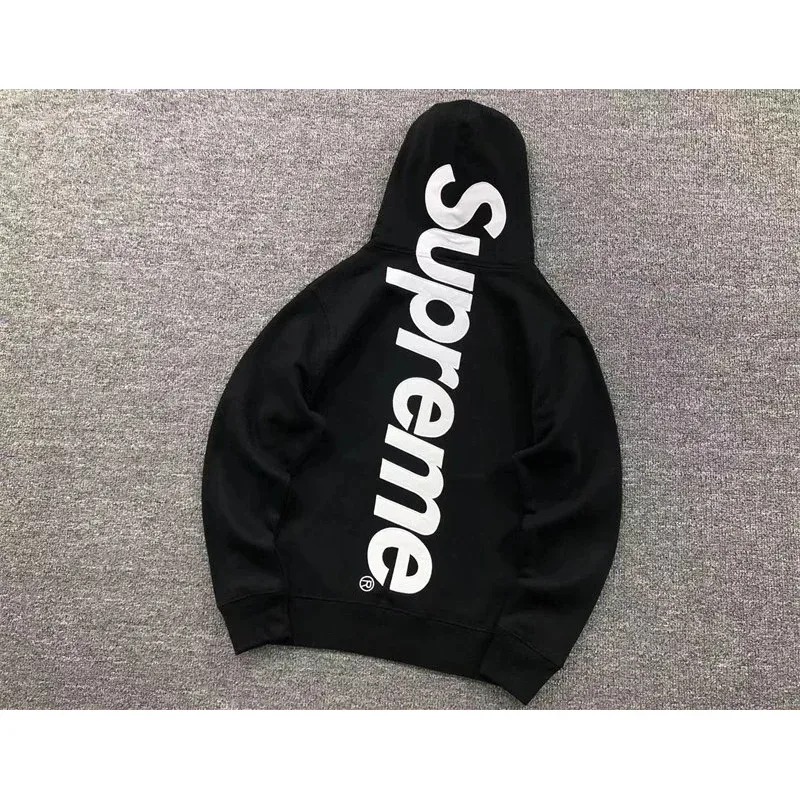Supreme Supreme Black Supreme Logo Hoodie Black - 1