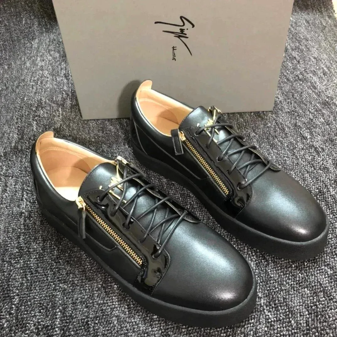 Yohji Yamamoto Yohji Yamamoto Y-3 Black Leather Sneakers Black - 1