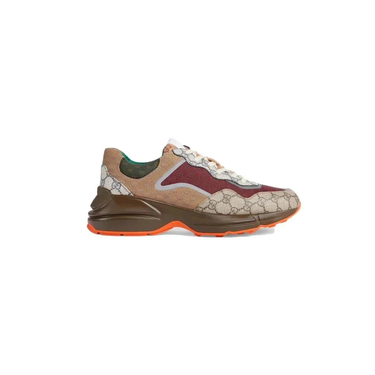 Gucci Gucci Rhyton Brick Red Sneaker Multicolor