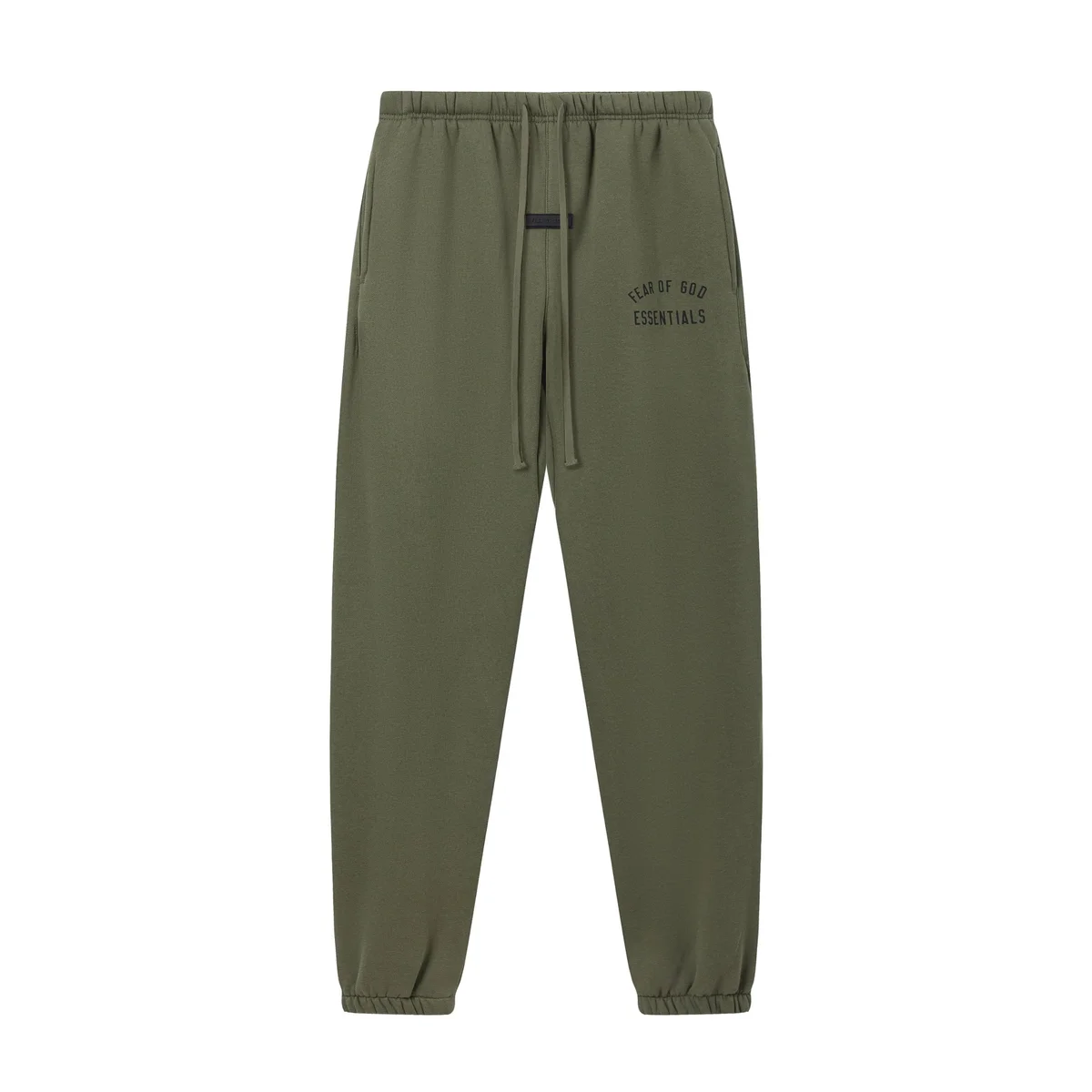 Fear of God Fear of God Essentials Olive Green Sweatpants Green - 1