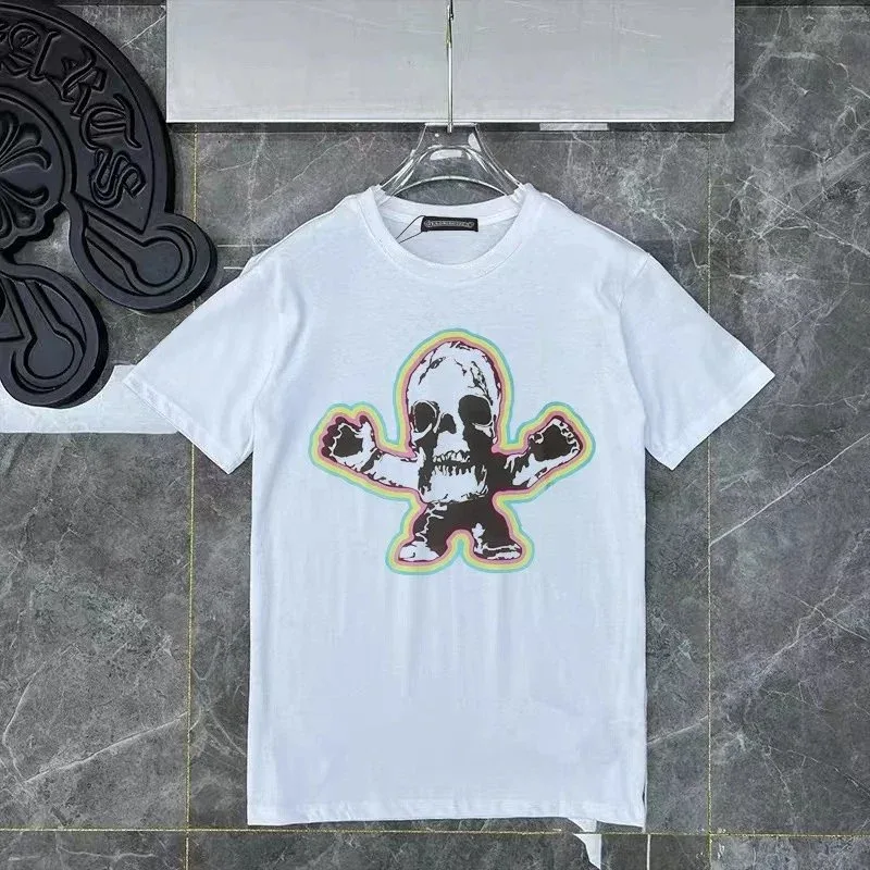 Chrome Hearts Chrome Hearts Skull Print T-Shirt White White - 1