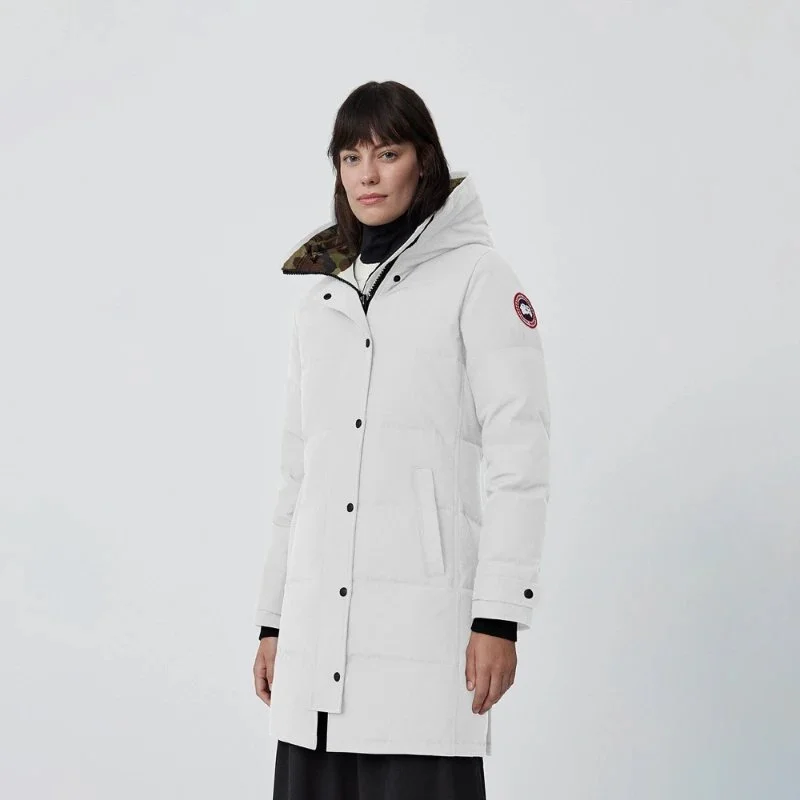 Canada Goose Canada Goose Expedition Snow White/Classic Camo Parka White - 1