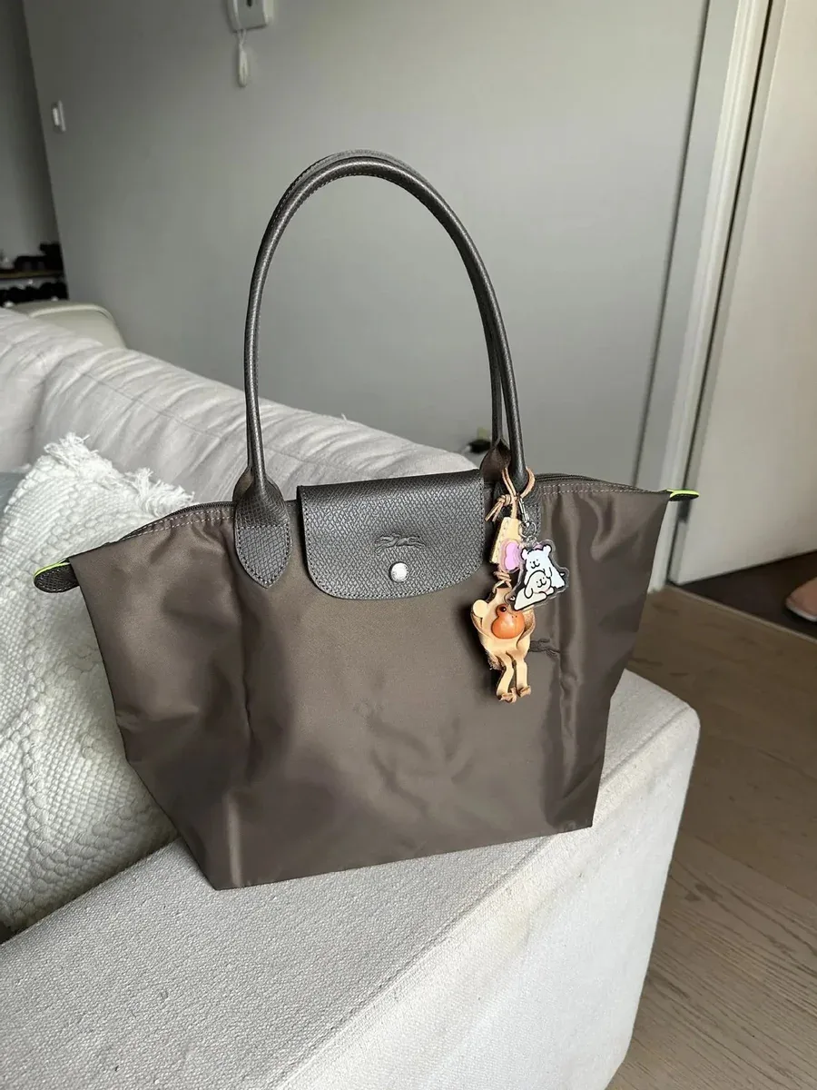 Longchamp Longchamp Le Pliage Tote Bag Eco-Friendly Earth Tone Brown - 1