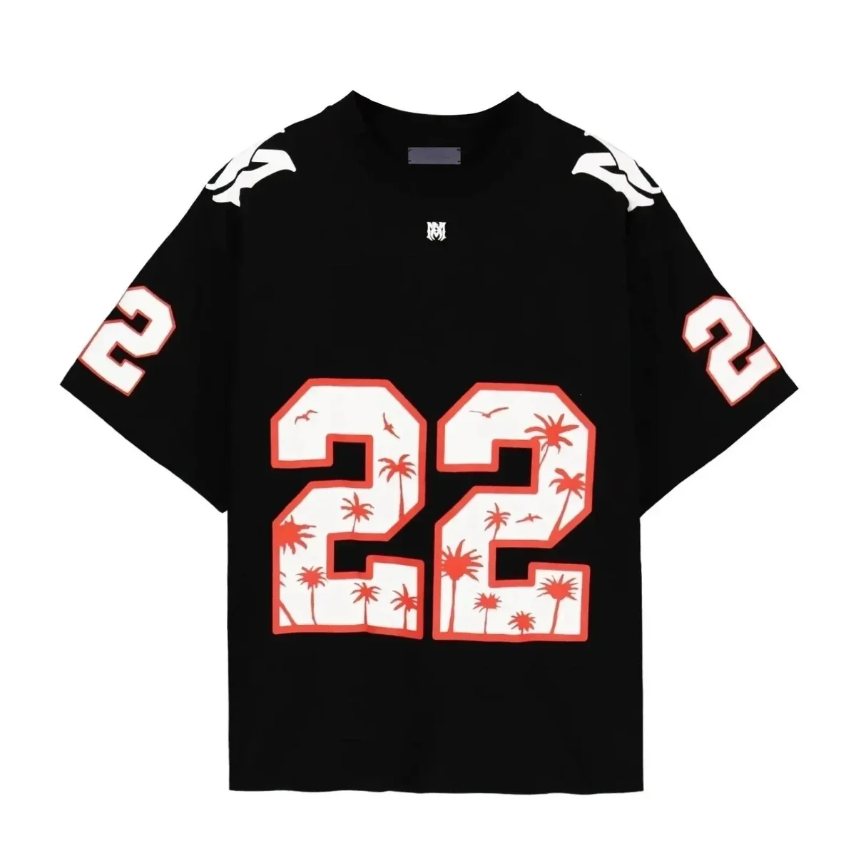 Other Black '22' Palm Tree Print T-Shirt Black - 1