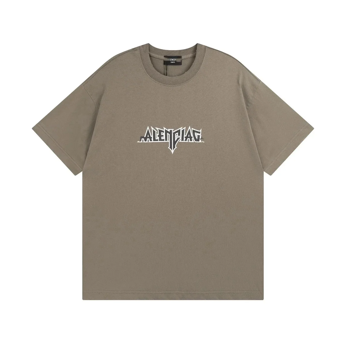 Other Enci ALLENFLAG Oversized T-Shirt Khaki Multicolor - 1