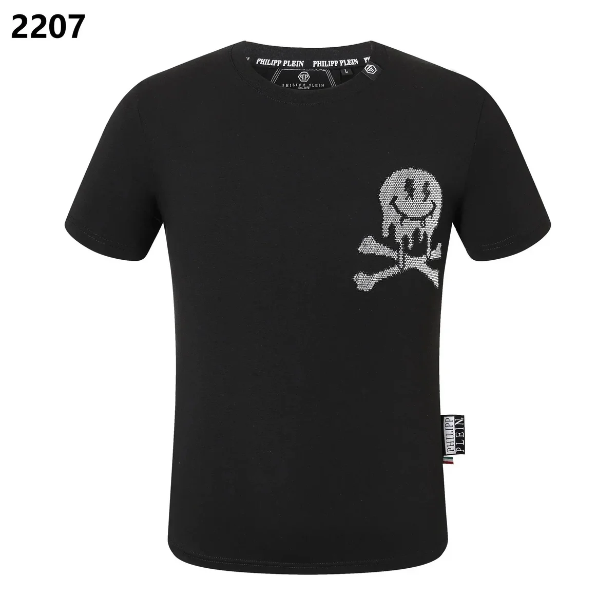 Philipp Plein Philipp Plein Black Skull Print T-Shirt Black - 1