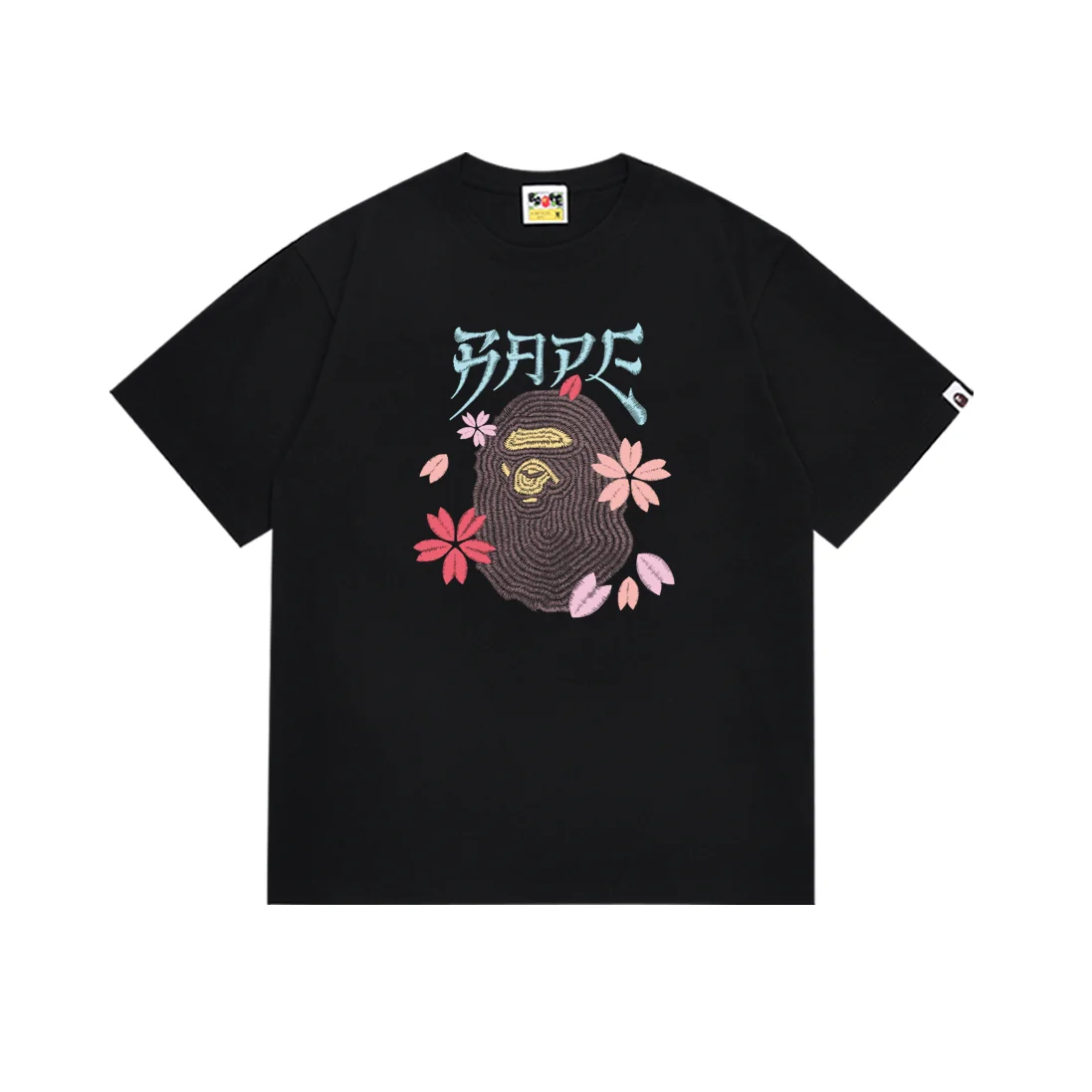 A Bathing Ape A Bathing Ape BAPE STA Black Cherry Blossom T-Shirt Black - 1