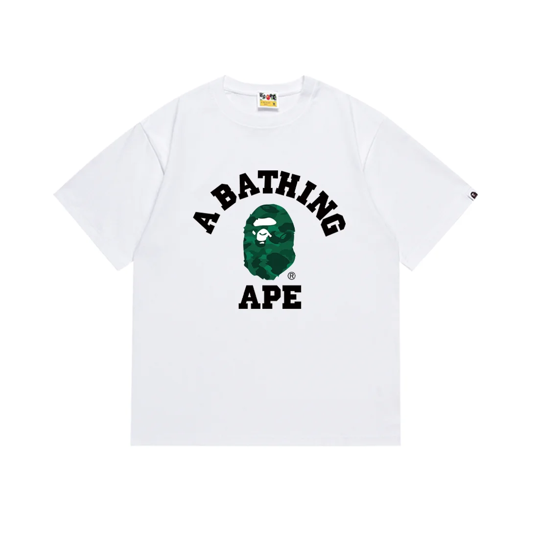 A Bathing Ape A Bathing Ape College Logo T-Shirt White White - 1
