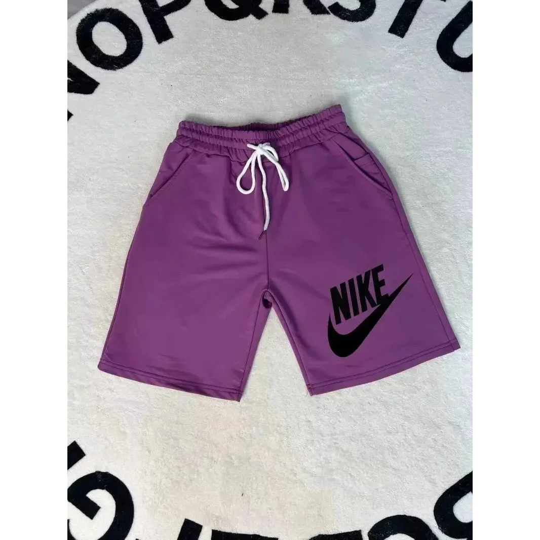 Nike Nike Purple Solid Shorts Purple - 1