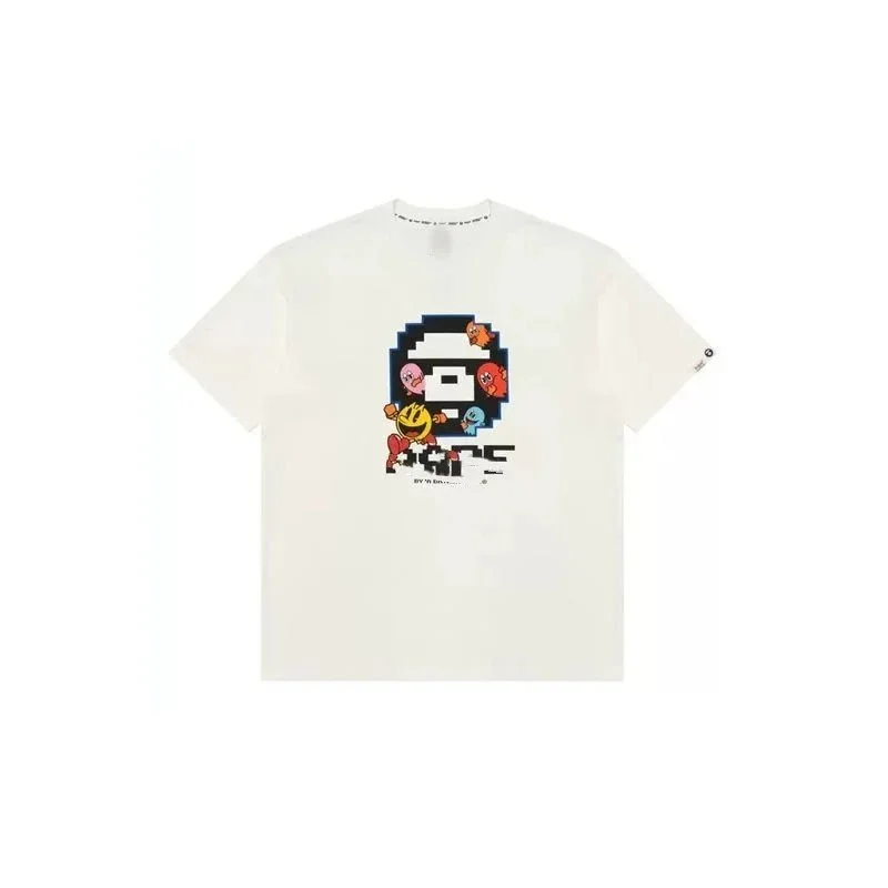 A Bathing Ape A Bathing Ape BAPE STA White Pixel Art T-Shirt White - 1