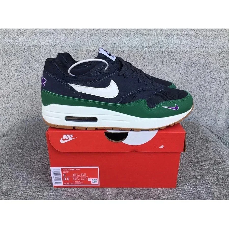 Nike Nike Air Max 1 Black/Green Sneakers Black - 1