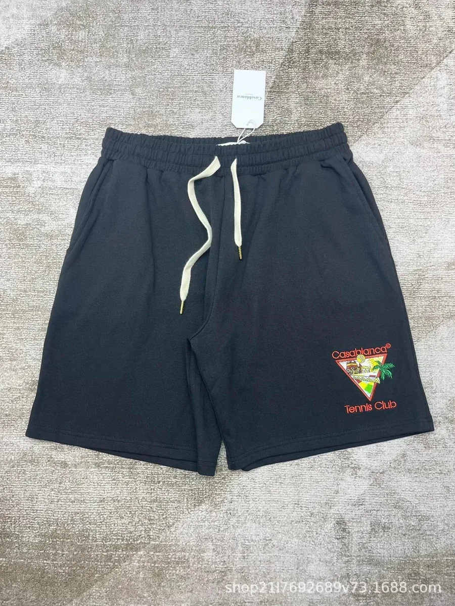 Casablanca Casablanca Tennis Club Black Shorts Black - 1