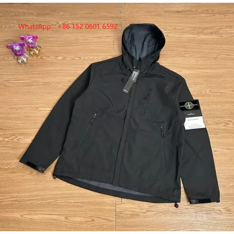 Stone Island Stone Island Shadow Project Black Hooded Jacket Black