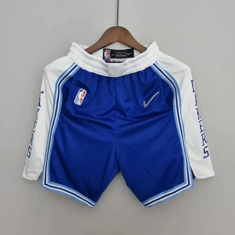 Jordan Nike Air Jordan Lakers Shorts Blue White Blue - 1