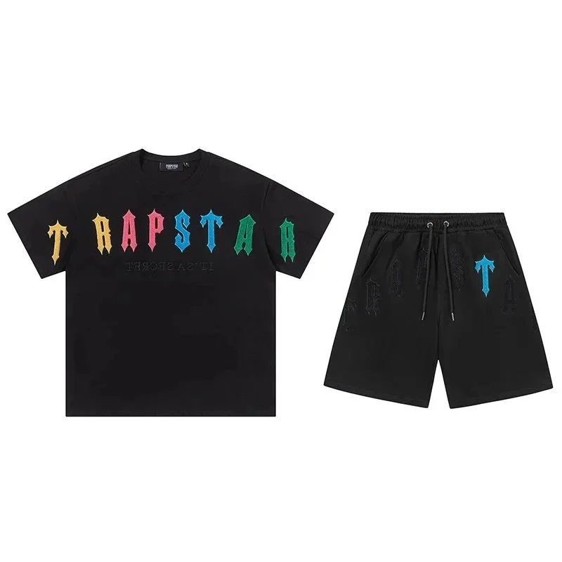 Trapstar Trapstar Black 'T' Embroidered Co-ord Set Black - 1