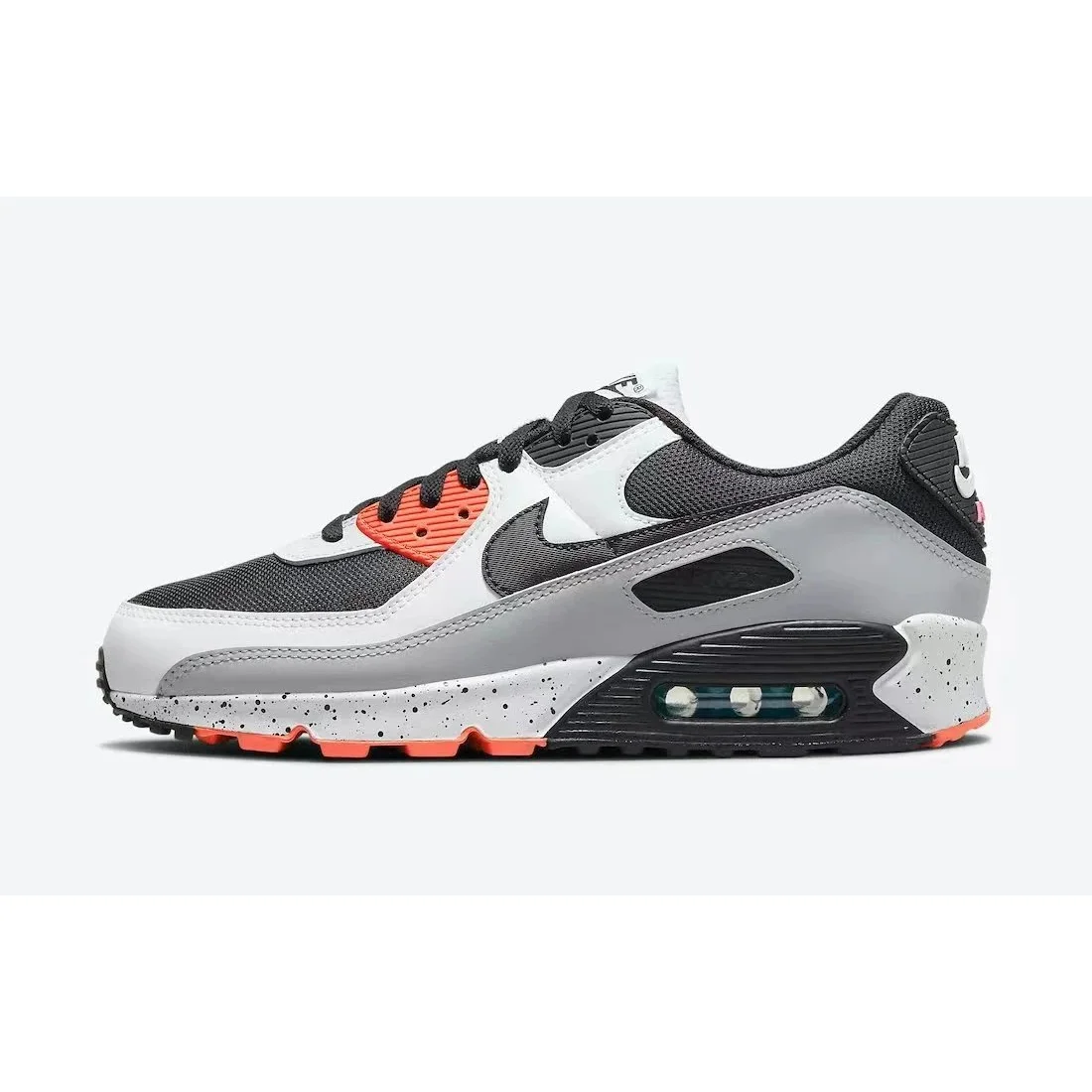 Nike Nike Air Max 90 Triple Black/White Orange Sneakers Black - 1