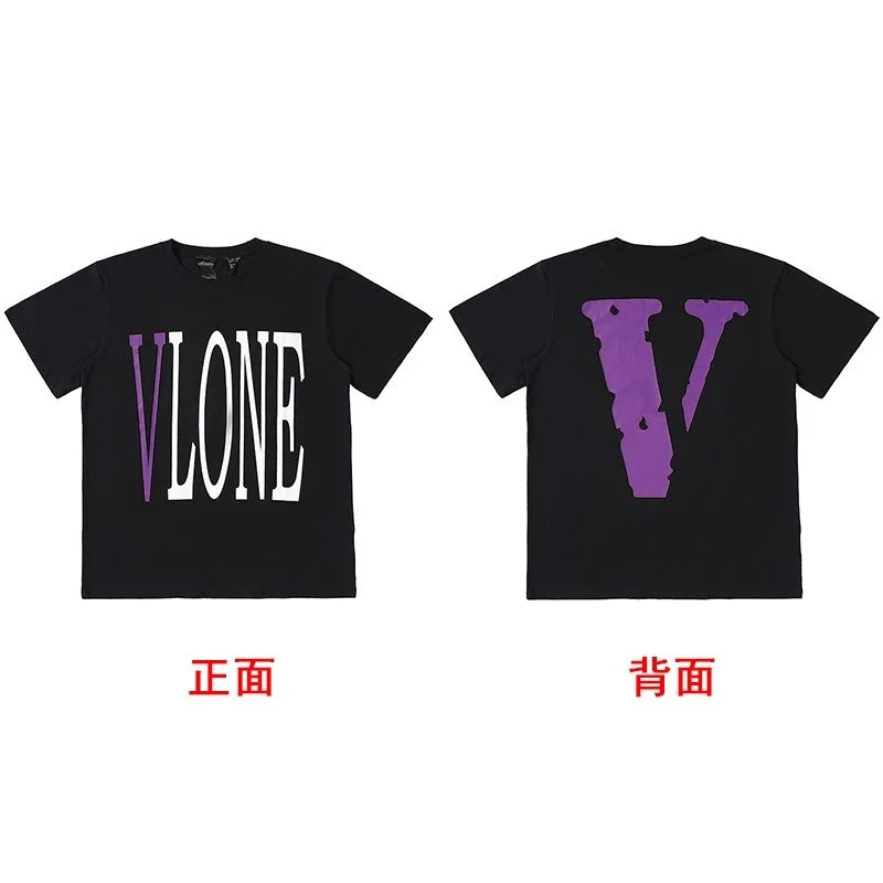 VLONE VLONE Staple T-Shirt Black/White/Purple Black - 1