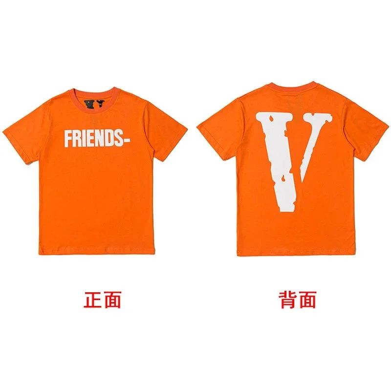 VLONE Vlone Friends V Orange T-Shirt Orange - 1
