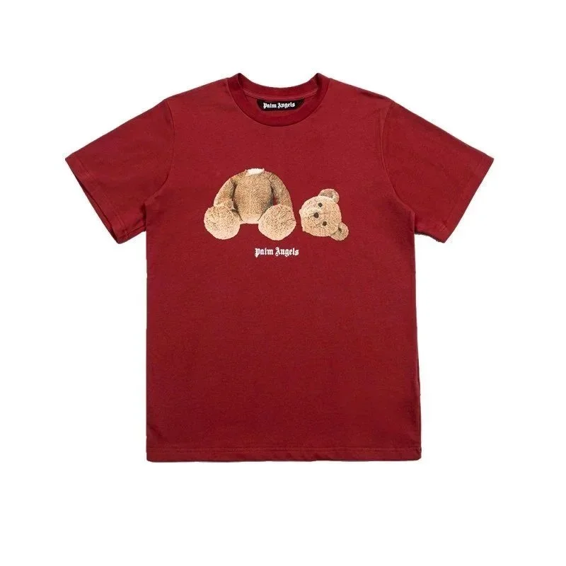 Palm Angels Palm Angels Bear Red T-Shirt Red - 1
