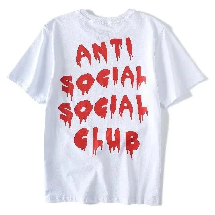 Anti Social Social Club Anti Social Social Club White Blood Red T-Shirt White - 1