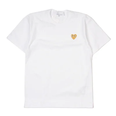 Comme des Garçons Comme des Garçons Heart T-Shirt White White - 1