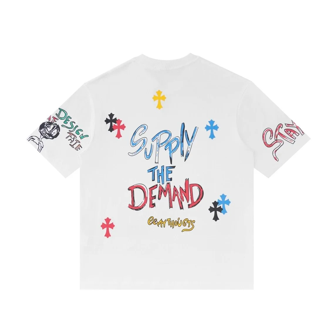 Other White Supply the Demand T-Shirt White - 1