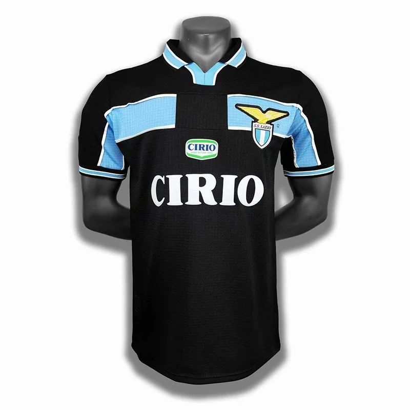 Other Lazio Football Jersey Black & Light Blue Black - 1